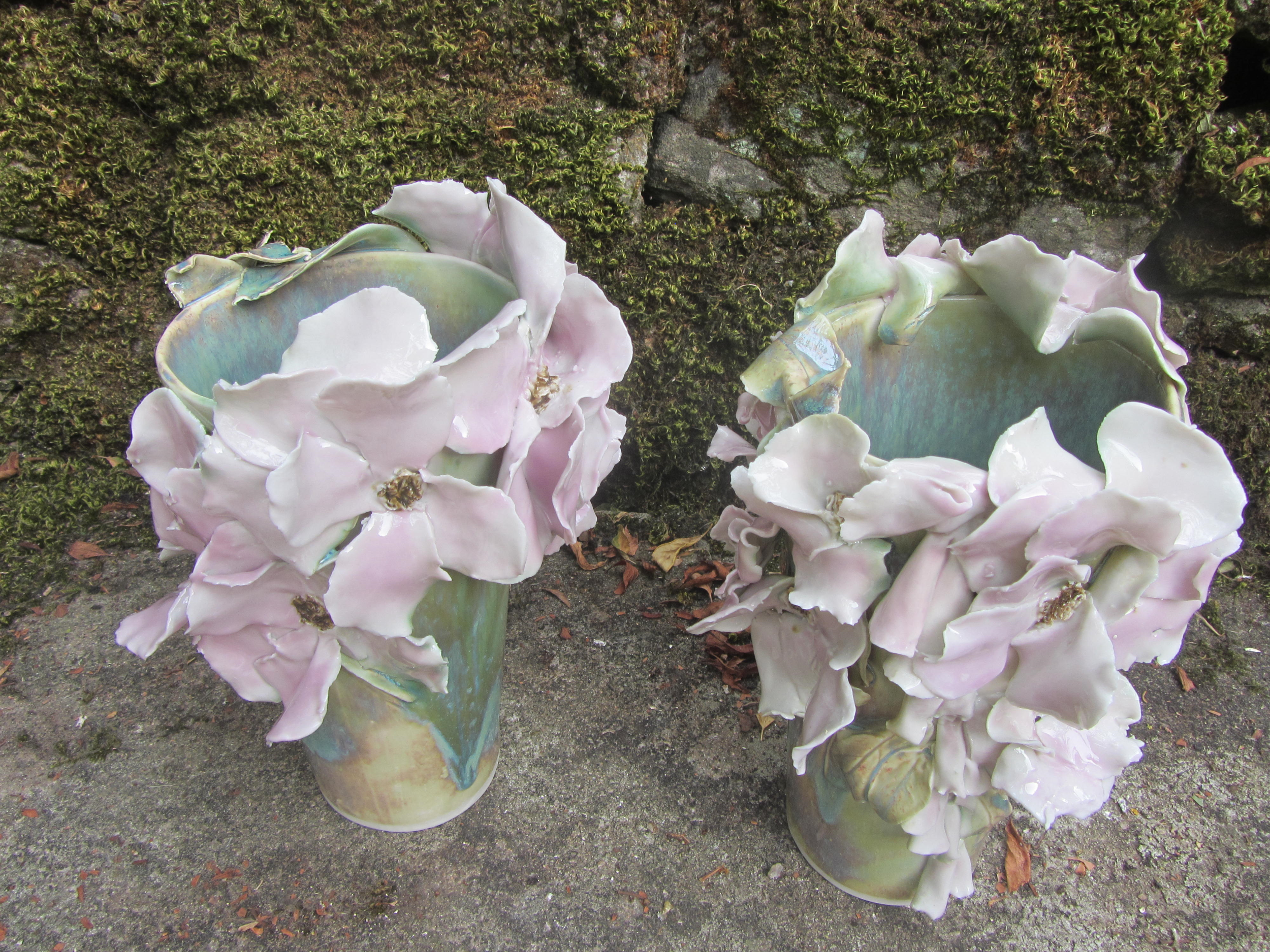 Vase floral grand format